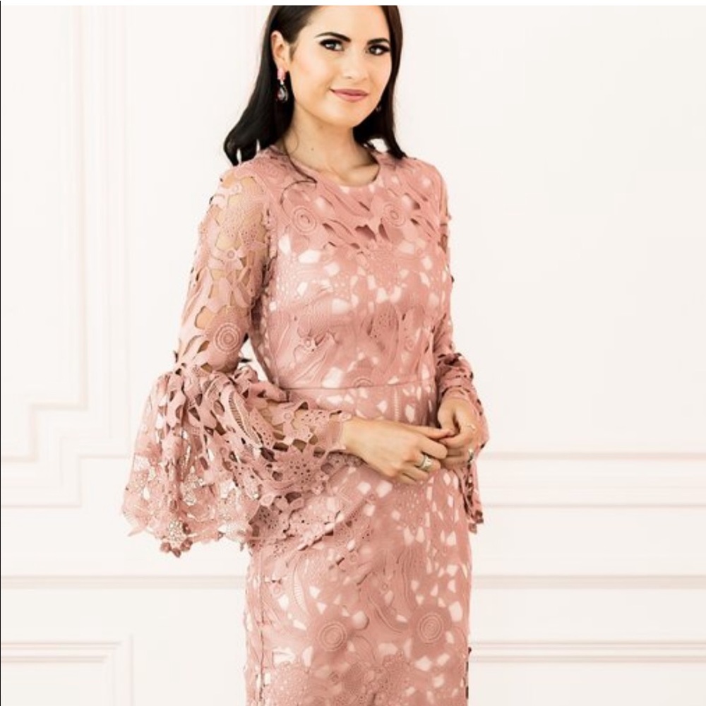 Rachel Parcell Collection Blush Lace Dress
